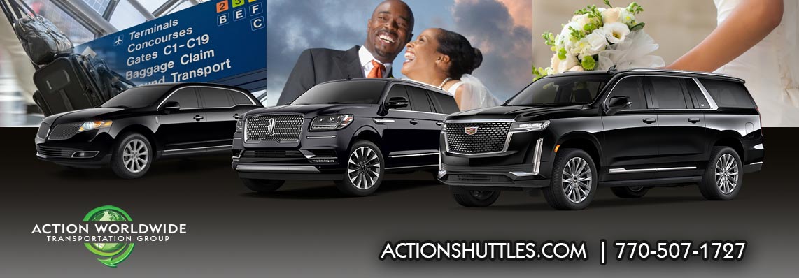 Atlanta Wedding Sedan Car Service | Atlanta Wedding Limo Rental | Action Shuttles