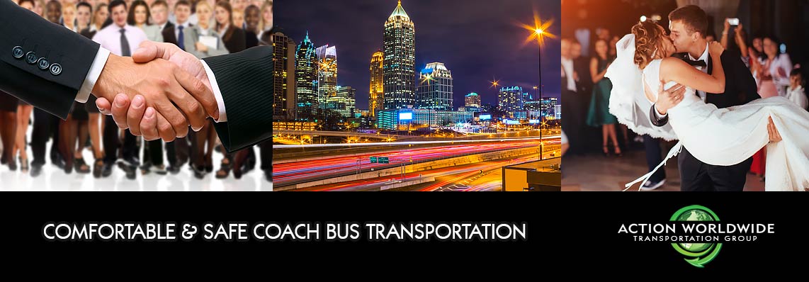 Atlanta Motor Coach Bus Rental Transportation Service | Atlanta Coach Charter Service | Action Shuttles