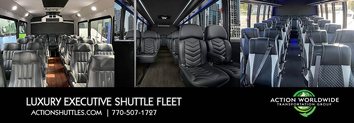 Best Atlanta Executive Shuttle Bus Rentals | Action Shuttles | Event Shuttle Service